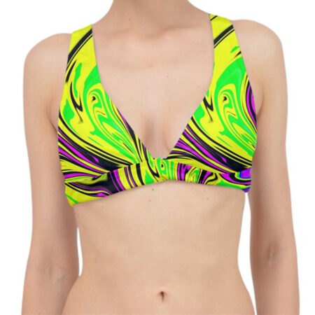 Toxicity Sporty Banded Bra Bikini Top