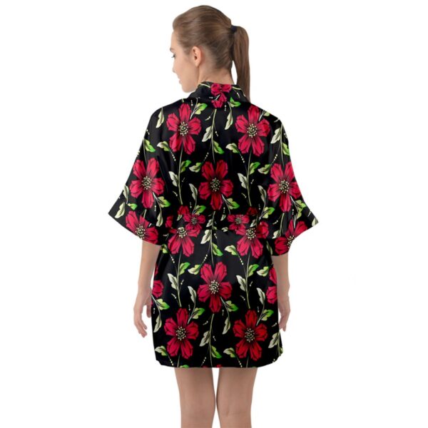 Summer Nights Satin Kimono - Image 2