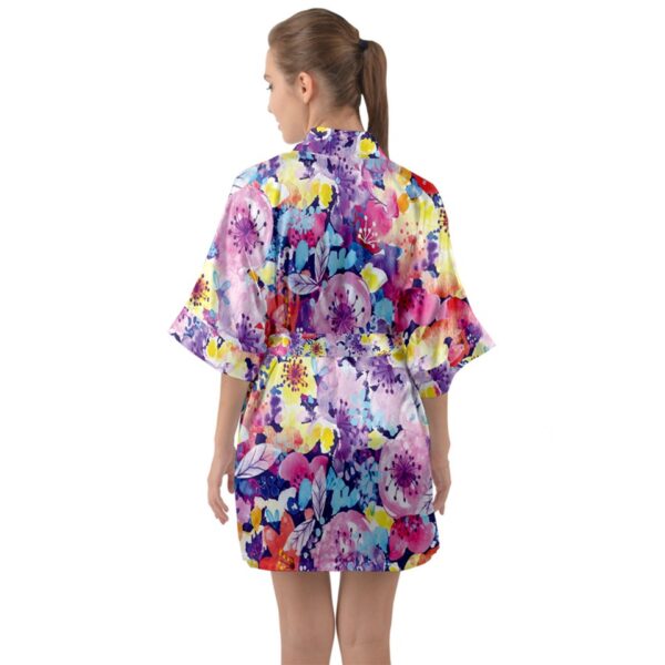 Blossom Satin Kimono - Image 2