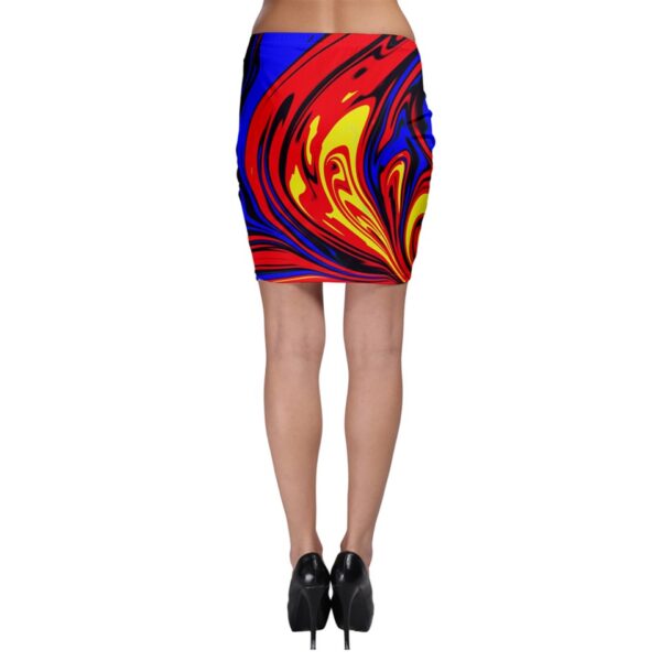 Hellfire Bodycon Skirt - Image 2