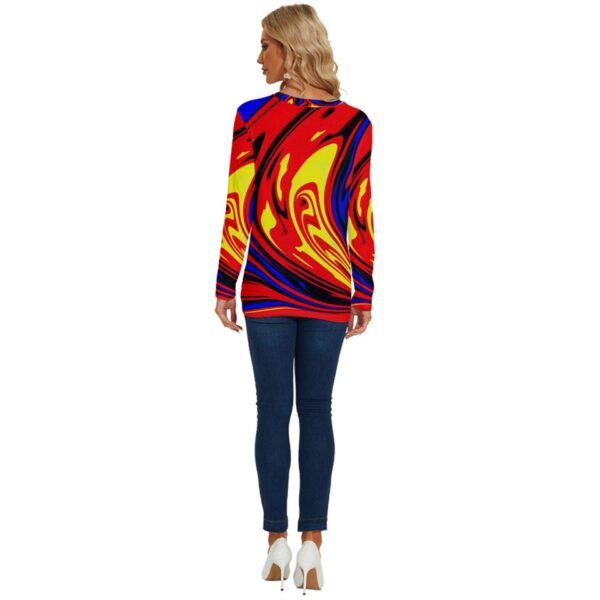 Hellfire Long Sleeve Crew Neck Pullover Shirt - Image 5