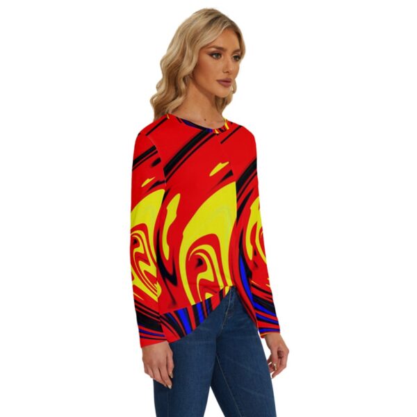 Hellfire Long Sleeve Crew Neck Pullover Shirt - Image 4