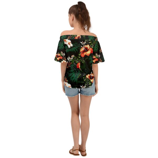 Alohan Nights Off Shoulder Short Sleeve Top - Image 2