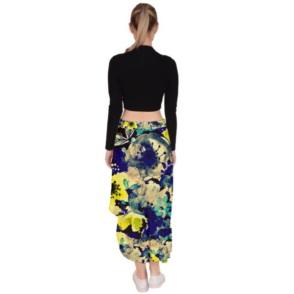 Bloom Ruffled Asymmetrical Maxi Skirt - Image 3