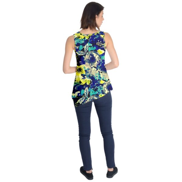 Bloom Asymmetrical Sleeveless Top - Image 2