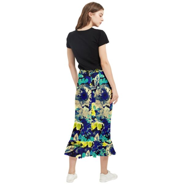 Bloom Chiffon Fishtail Maxi Skirt - Image 2