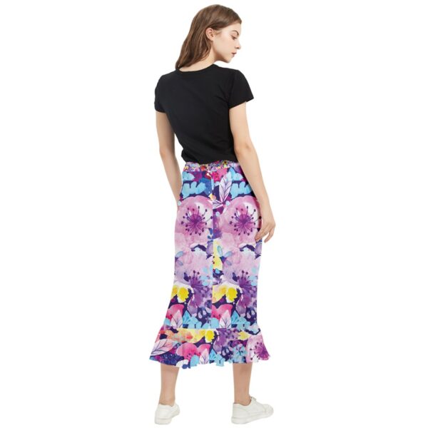 Blossom Chiffon Fishtail Maxi Skirt - Image 2