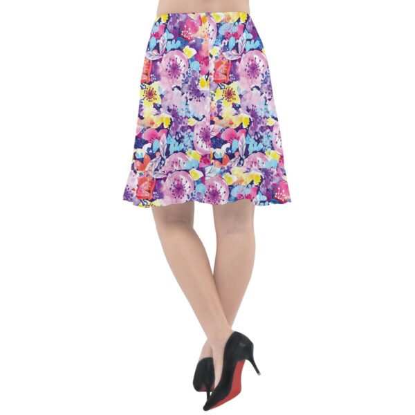 Blossom Chiffon Fishtail Midi Skirt - Image 2