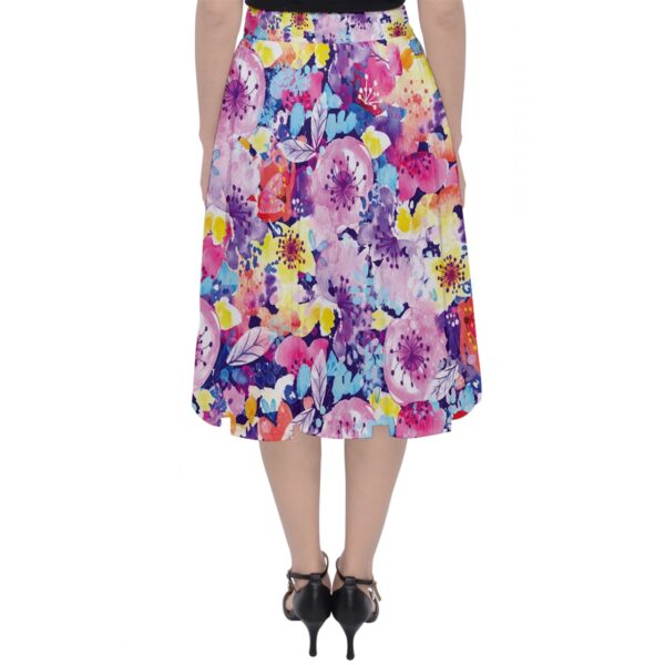 Blossom Pleated Midi Skirt - Image 2