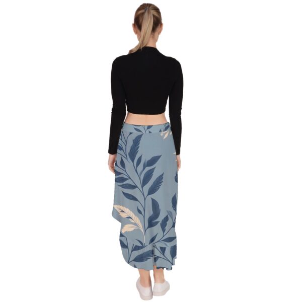 Breeze Ruffled Asymmetrical Maxi Skirt - Image 3