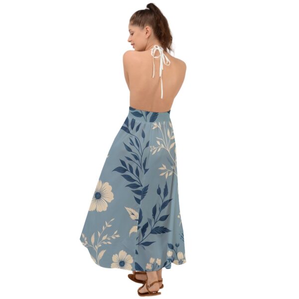 Breeze Backless Maxi Beach Dress - Image 2