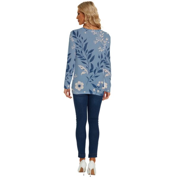 Breeze Long Sleeve Asymmetrical Twist Top - Image 2