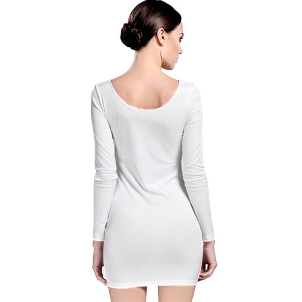 Alohan Nights Classic Long Sleeve Bodycon Dress - Image 3