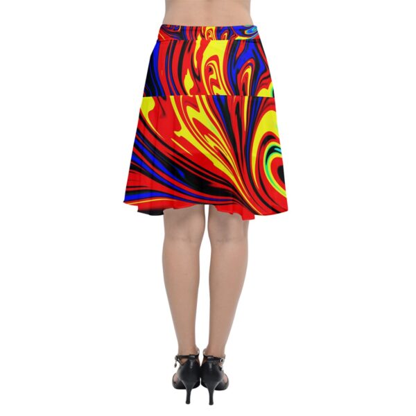 Hellfire Chiffon Wrap Skirt - Image 2