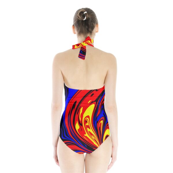 Hellfire Classic Halter One Piece Swimsuit - Image 2