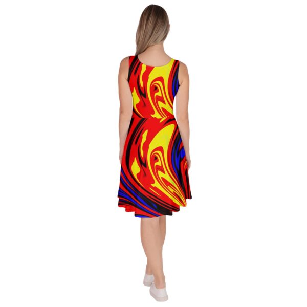 Hellfire Classic Pocketed Fit & Flare Dress - Image 2