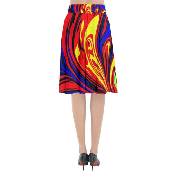 Hellfire Flared Midi Skirt - Image 2