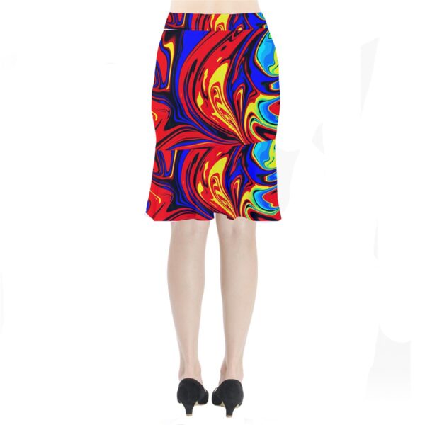 Hellfire Mermaid Midi Skirt - Image 2