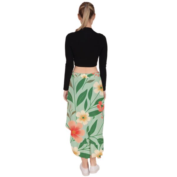 Meadow Ruffled Asymmetrical Maxi Skirt - Image 3