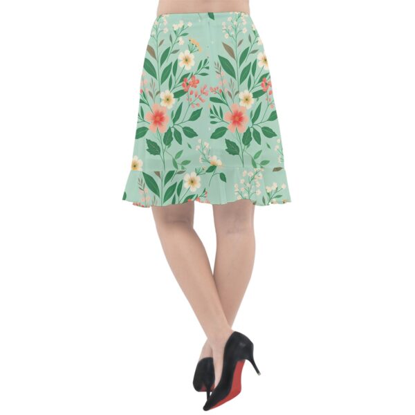 Meadow Chiffon Fishtail Midi Skirt - Image 2