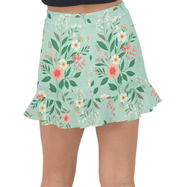 Meadow Chiffon Fishtail Mini Skirt - Image 2