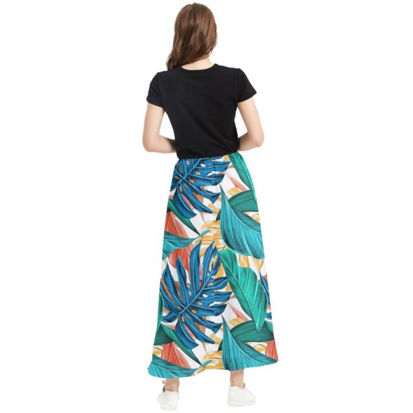 Monstera Chiffon Maxi Skirt - Image 2