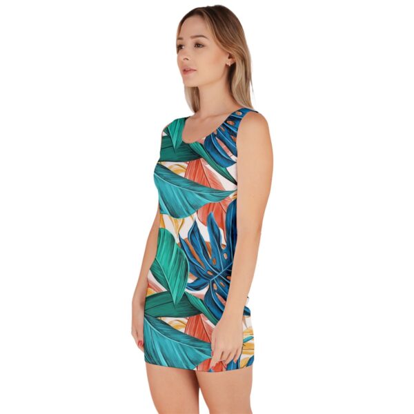 Monstera Classic Bodycon Dress - Image 2