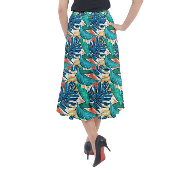 Monstera Mermaid Maxi Skirt - Image 2