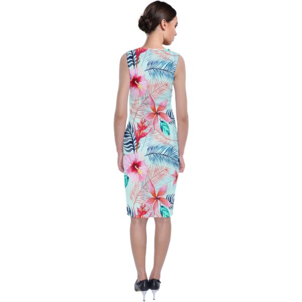 Pastel Paradise Classic Midi Dress - Image 2