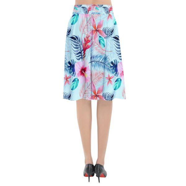 Pastel Paradise Flared Midi Skirt - Image 2