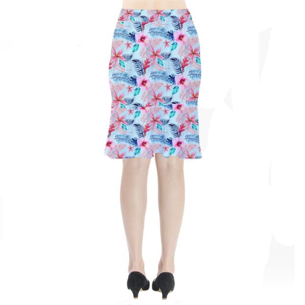 Pastel Paradise Mermaid Midi Skirt - Image 2