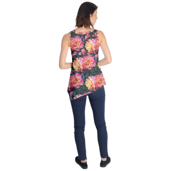 Rosalia Asymmetrical Sleeveless Top - Image 2