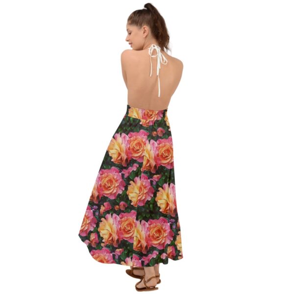 Rosalia Backless Maxi Beach Dress - Image 2