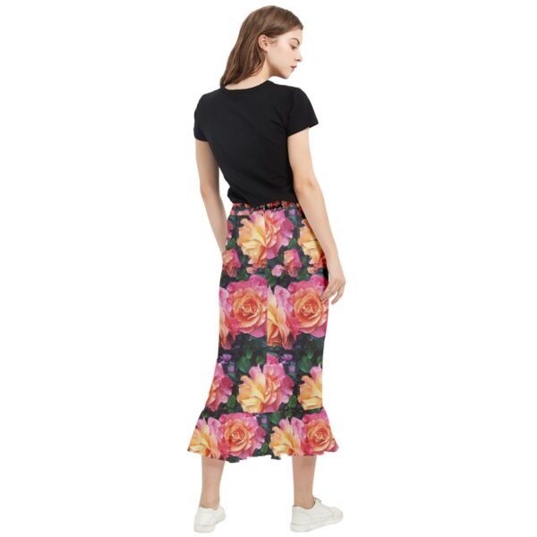 Rosalia Chiffon Fishtail Maxi Skirt - Image 2