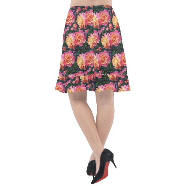 Rosalia Chiffon Fishtail Midi Skirt - Image 2