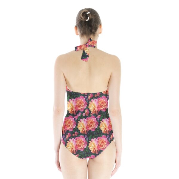 Rosalia Classic Halter One Piece Swimsuit - Image 2