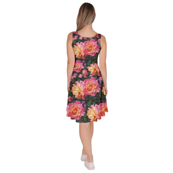 Rosalia Classic Pocketed Fit & Flare Dress - Image 4