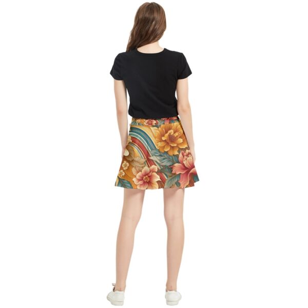 Sunset Florals Waistband Skirt - Image 2