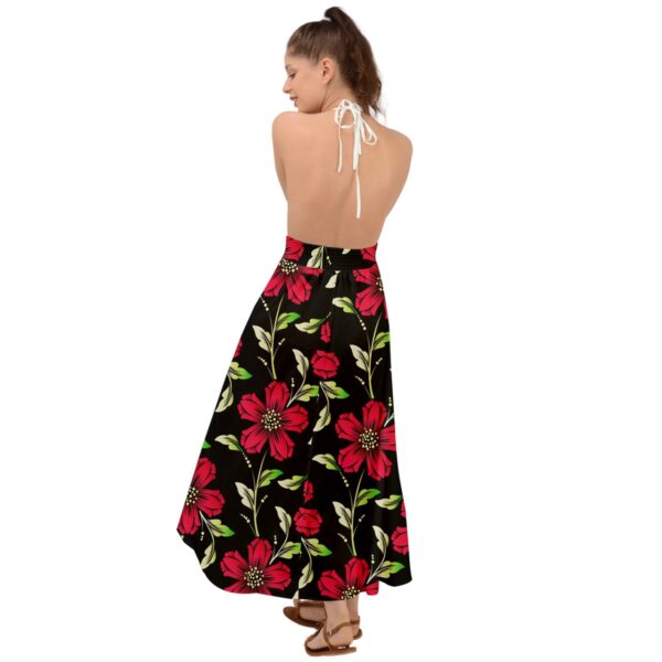 Summer Nights Backless Maxi Beach Dress - Image 2