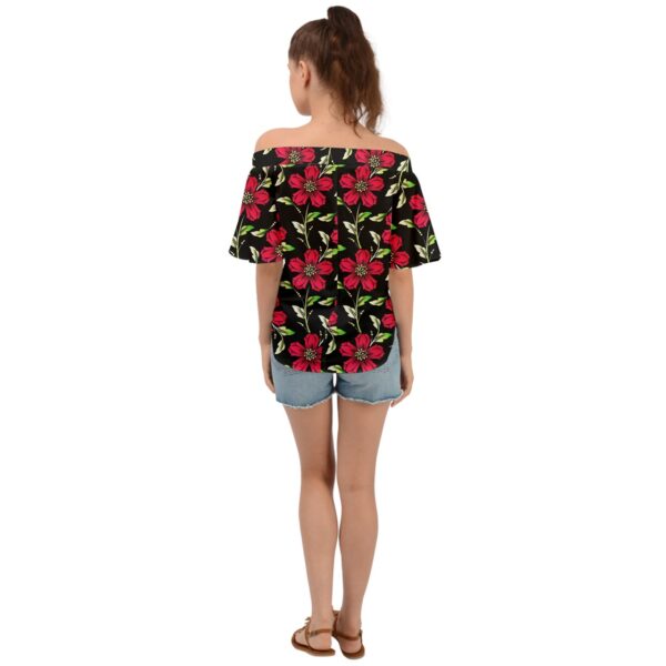 Summer Nights Off Shoulder Short Sleeve Top - Image 2