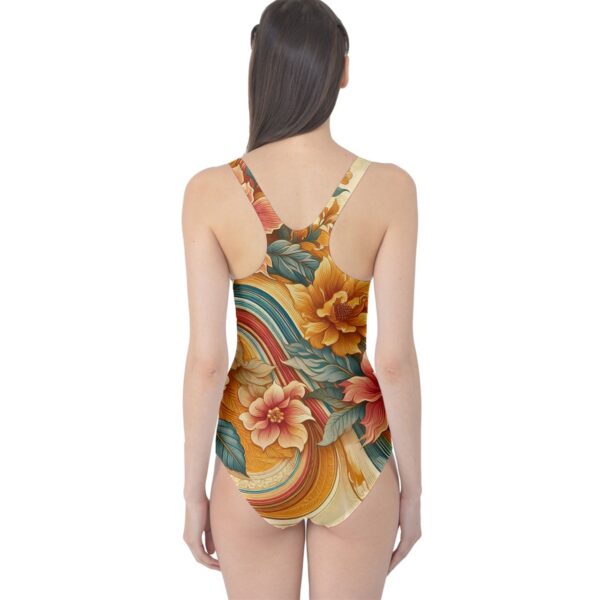 Sunset Florals Classic One Piece Swimsuit - Image 2