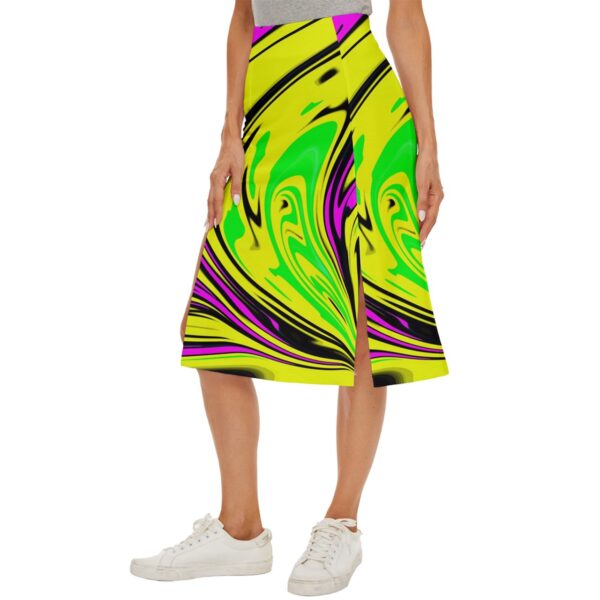 Toxicity Panel Midi Skirt - Image 2