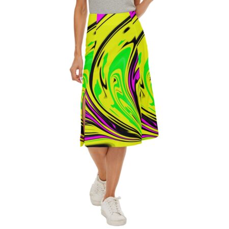 Toxicity Panel Midi Skirt