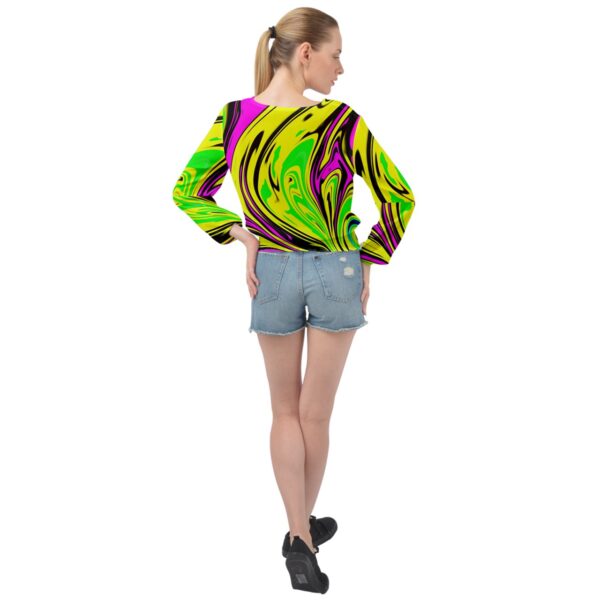 Toxicity Shirred Chiffon Blouse - Image 2