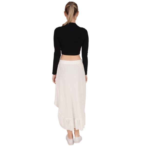 Breeze Ruffled Asymmetrical Maxi Skirt - Image 6