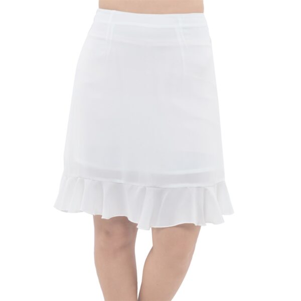 Blossom Chiffon Fishtail Midi Skirt - Image 3