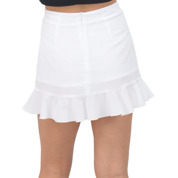 Rosalia Chiffon Fishtail Mini Skirt - Image 4