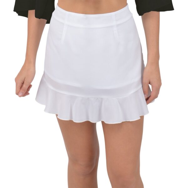 Rosalia Chiffon Fishtail Mini Skirt - Image 3