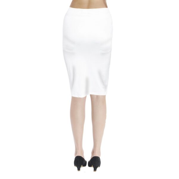 Blossom Slit Wrap Bodycon Skirt - Image 4