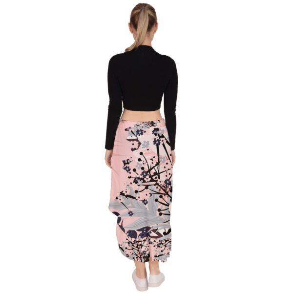 Vino Dolce Ruffled Asymmetrical Maxi Skirt - Image 3